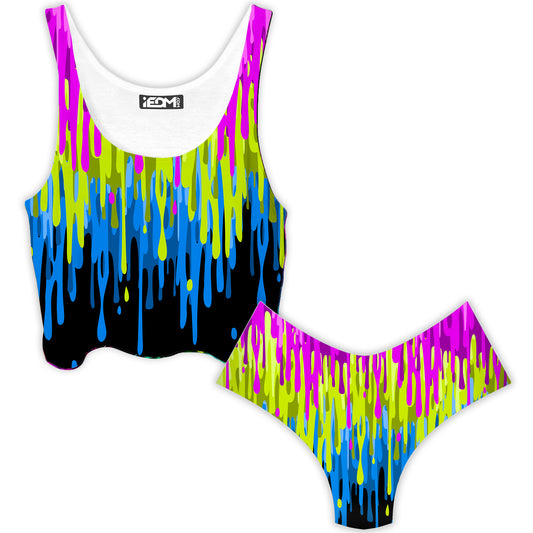 Drip Crop Top and Booty Shorts Combo, Alberto Chamosa, | iEDM