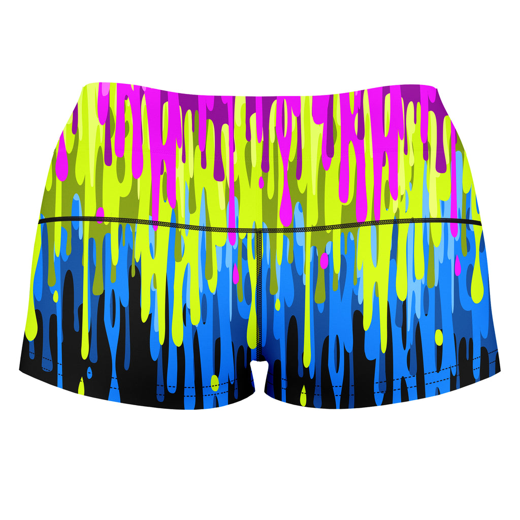 Drip High-Waisted Women's Shorts, Alberto Chamosa, | iEDM