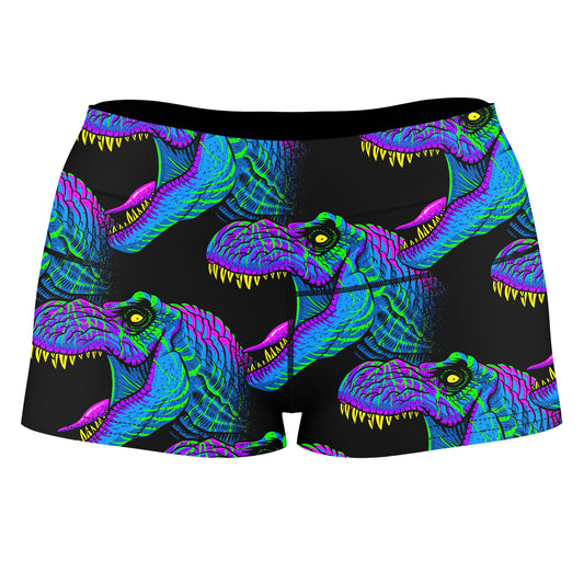 Jurassic High-Waisted Women's Shorts, Alberto Chamosa, | iEDM