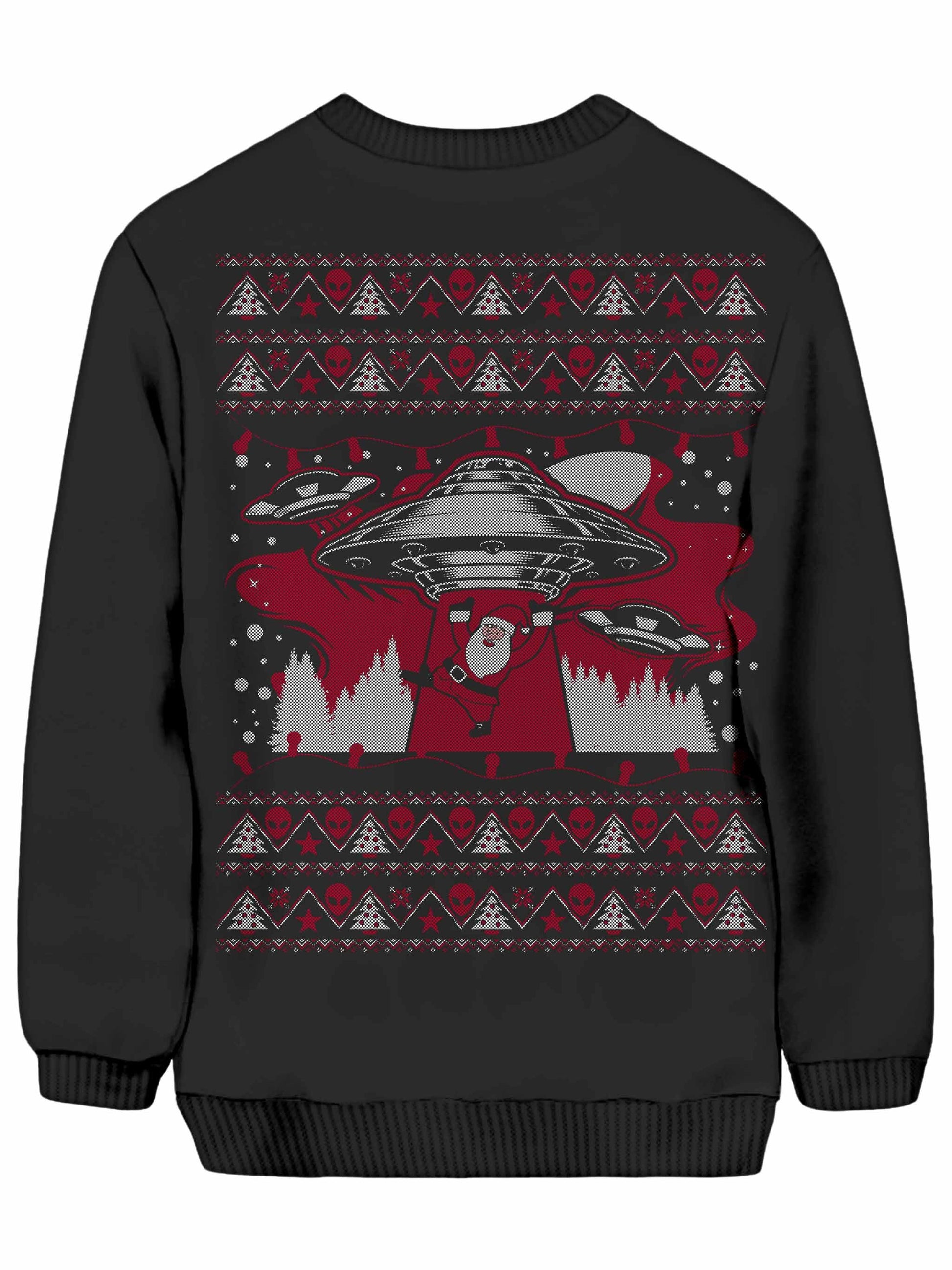 Santa Abduction Dark Ugly Sweatshirt, iEDM, | iEDM