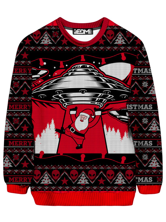 Santa Abduction Ugly Sweatshirt - iEDM