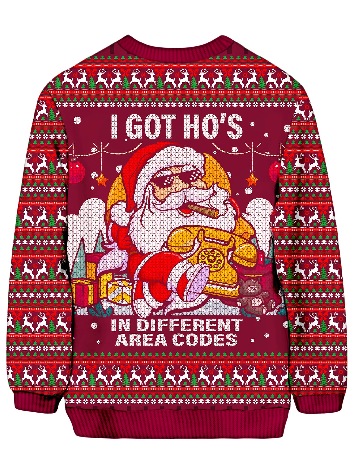 Santa Pimp Ugly Sweatshirt