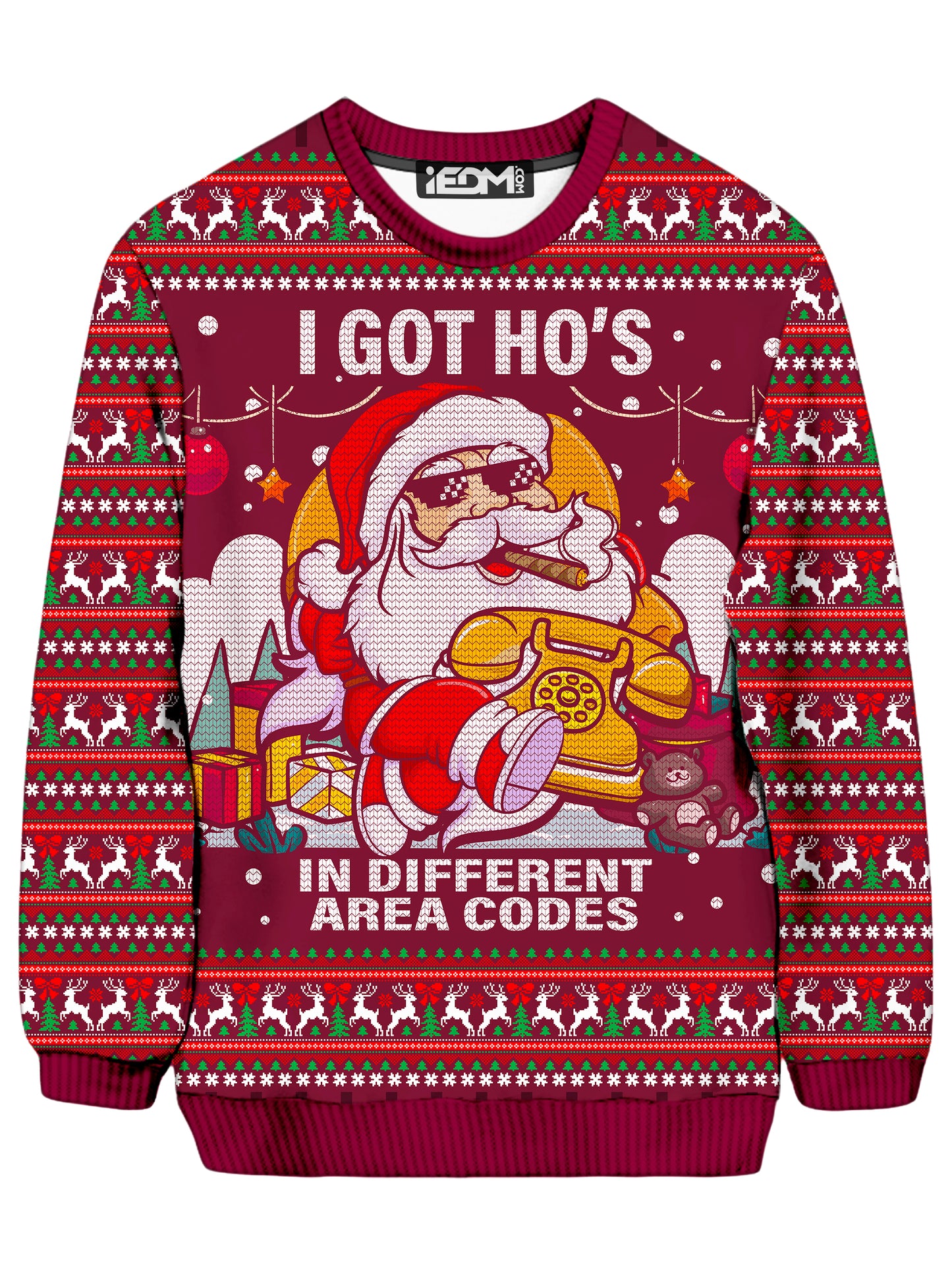 Santa Pimp Ugly Sweatshirt