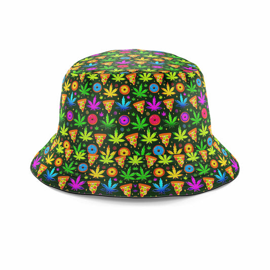 Ganja Motif Bucket Hat - iEDM