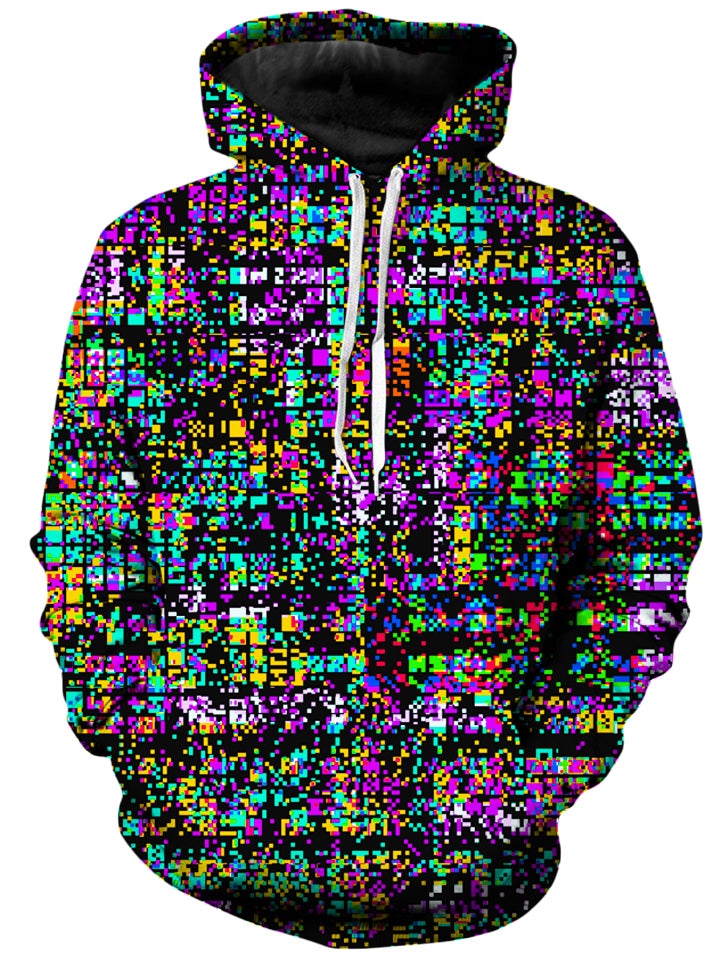 8-Bit Trippy Glitch Unisex Hoodie - iEDM