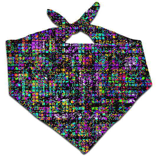 8-Bit Trippy Glitch Bandana - iEDM