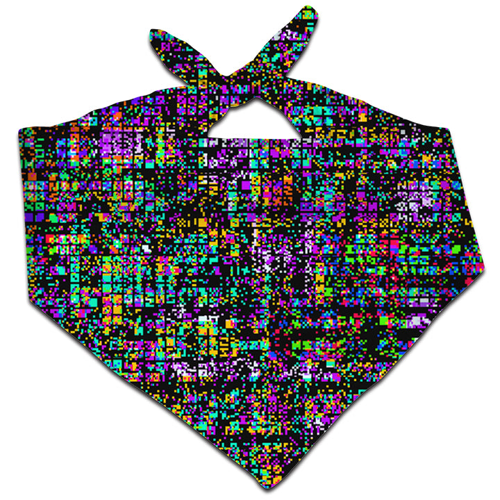 8-Bit Trippy Glitch Bandana - iEDM