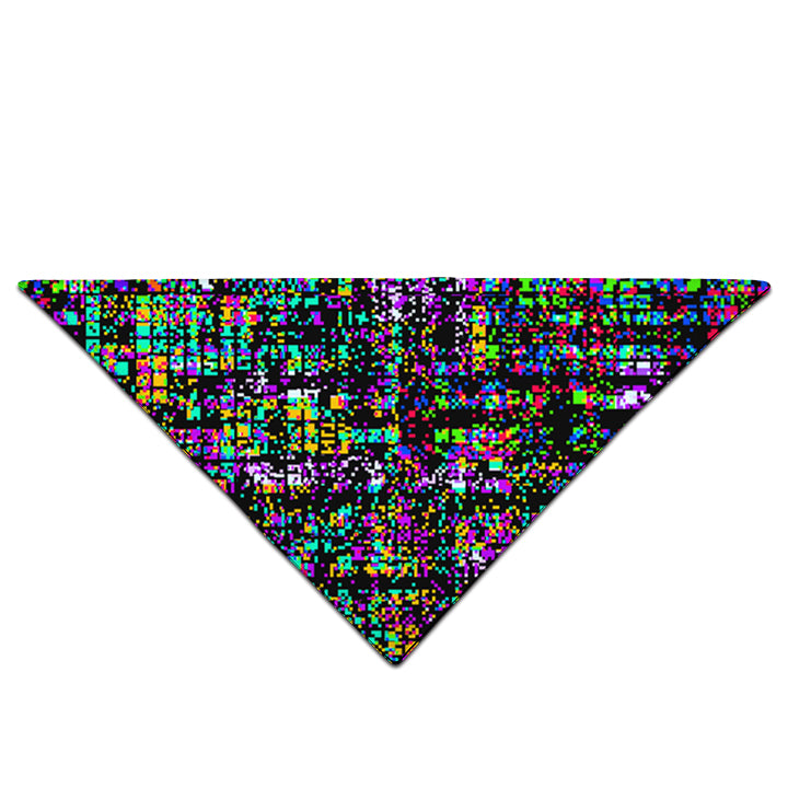 8-Bit Trippy Glitch Bandana - iEDM