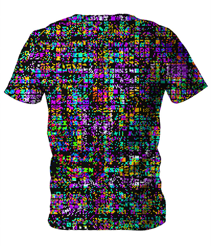 8-Bit Trippy Glitch Men's T-Shirt - iEDM