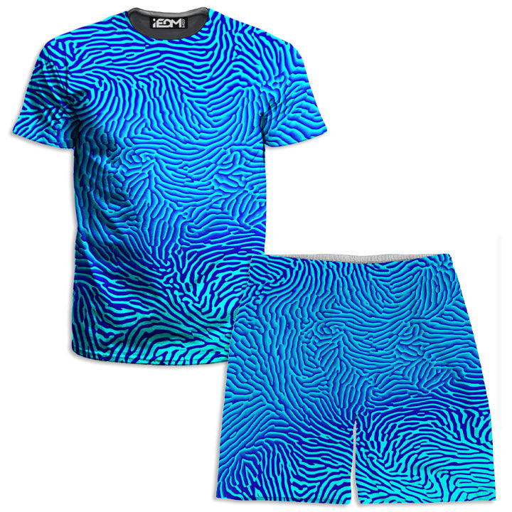 Blue Drift Men's T-Shirt and Shorts Combo - iEDM