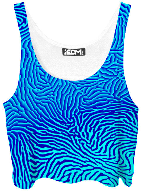 Blue Drift Crop Top - iEDM