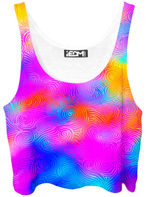 Candy Clouds Crop Top and Leggings Combo - iEDM