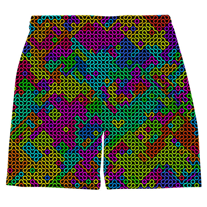 Kaleidoscope Mesh Weekend Shorts - iEDM