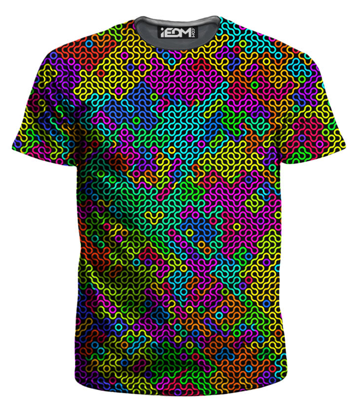 Kaleidoscope Mesh Men's T-Shirt and Shorts Combo - iEDM