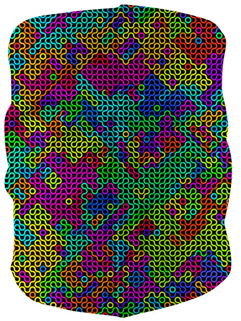 Kaleidoscope Mesh Bandana Mask - iEDM