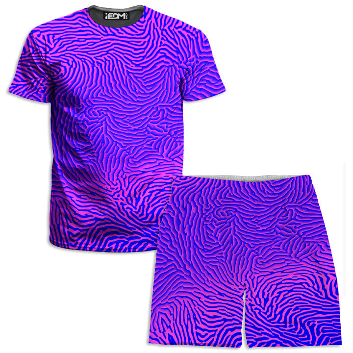 Neon Reef Men's T-Shirt and Shorts Combo - iEDM