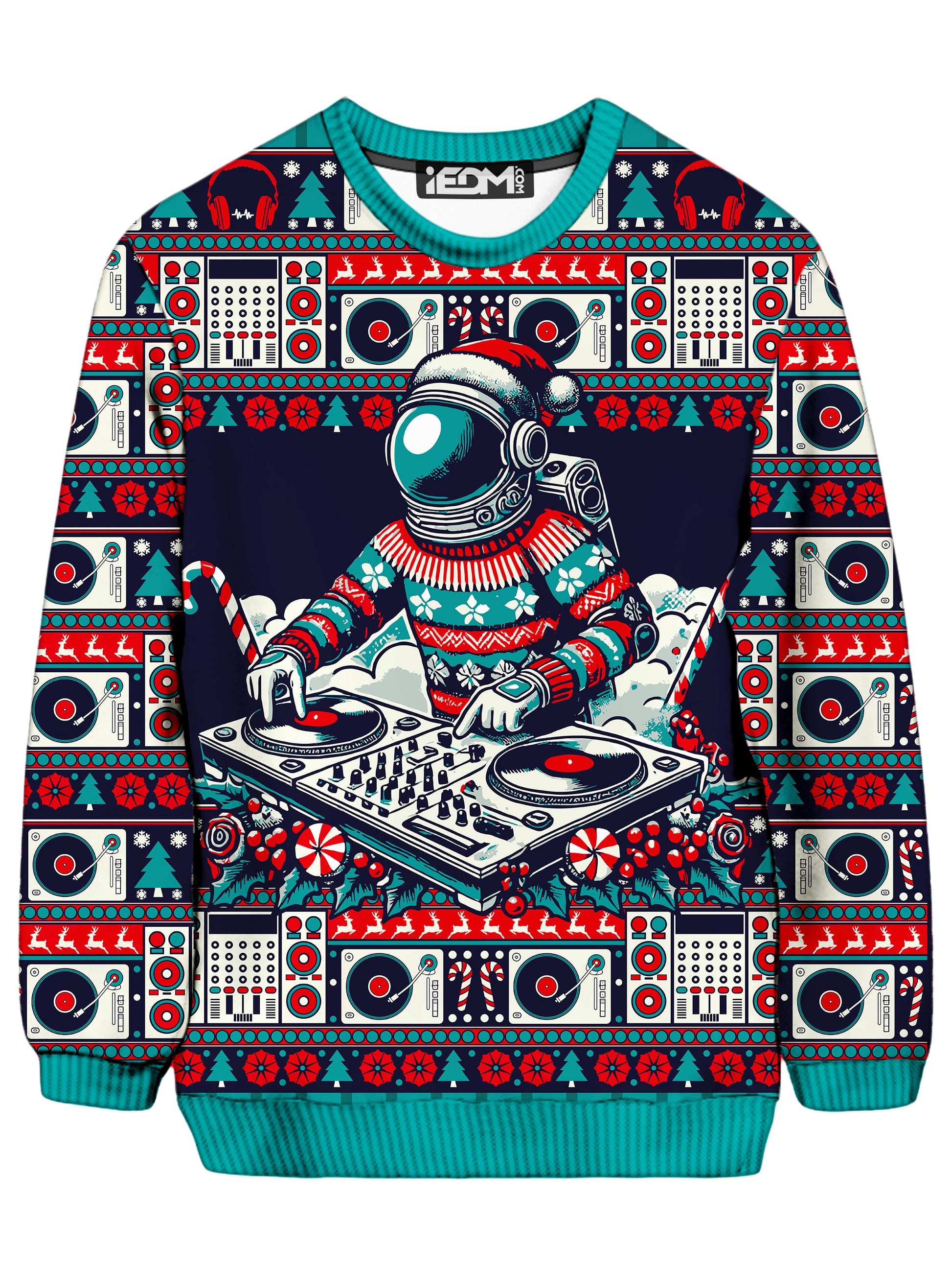 Astro Beats Christmas Ugly Sweatshirt - iEDM