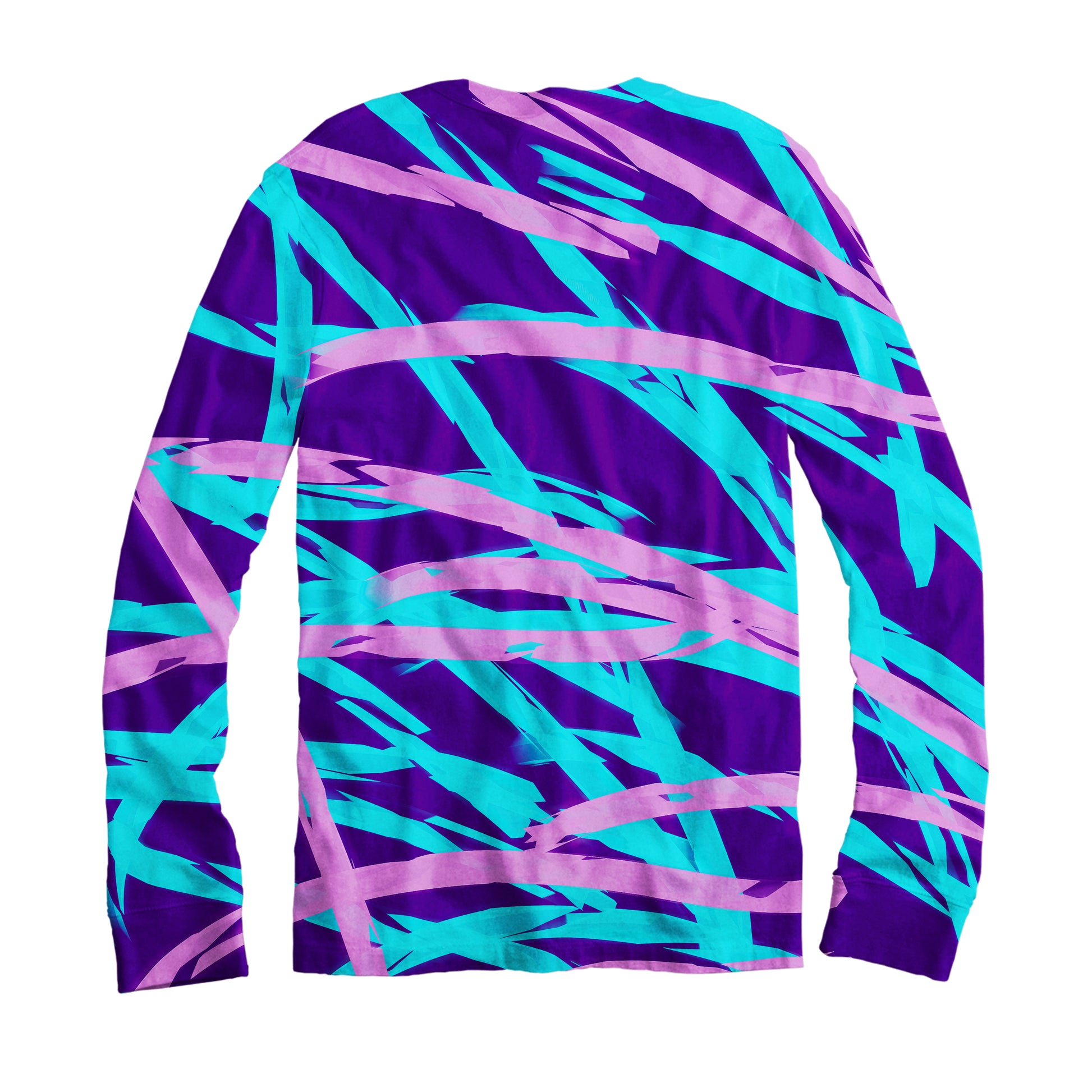 Purple and Blue Rave Abstract Long Sleeve, Big Tex Funkadelic, | iEDM