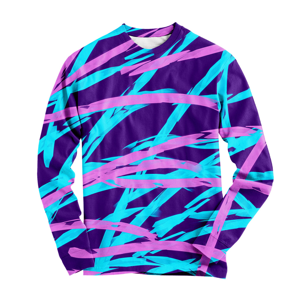 Purple and Blue Rave Abstract Long Sleeve, Big Tex Funkadelic, | iEDM