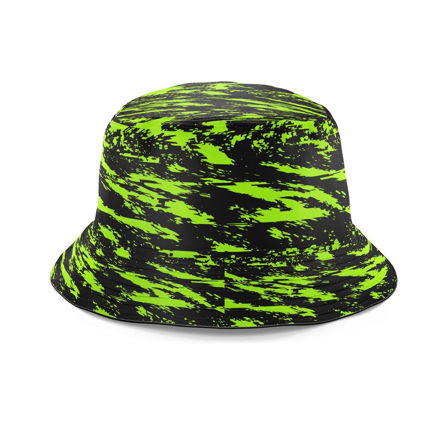 Black Lime Bolt Glitch Bucket Hat, Big Tex Funkadelic, | iEDM