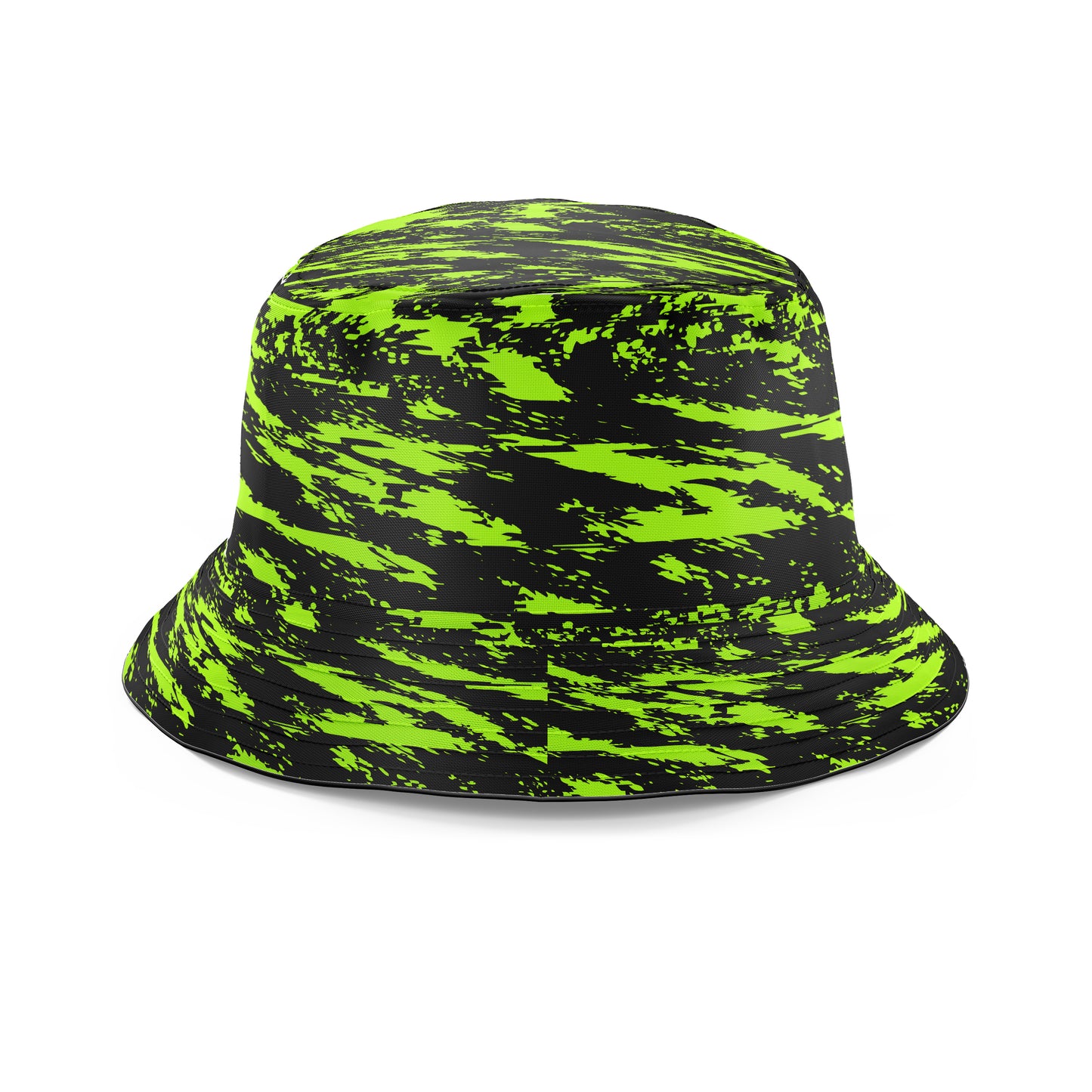 Black Lime Bolt Glitch T-Shirt and Shorts with Bucket Hat Combo, Big Tex Funkadelic, | iEDM