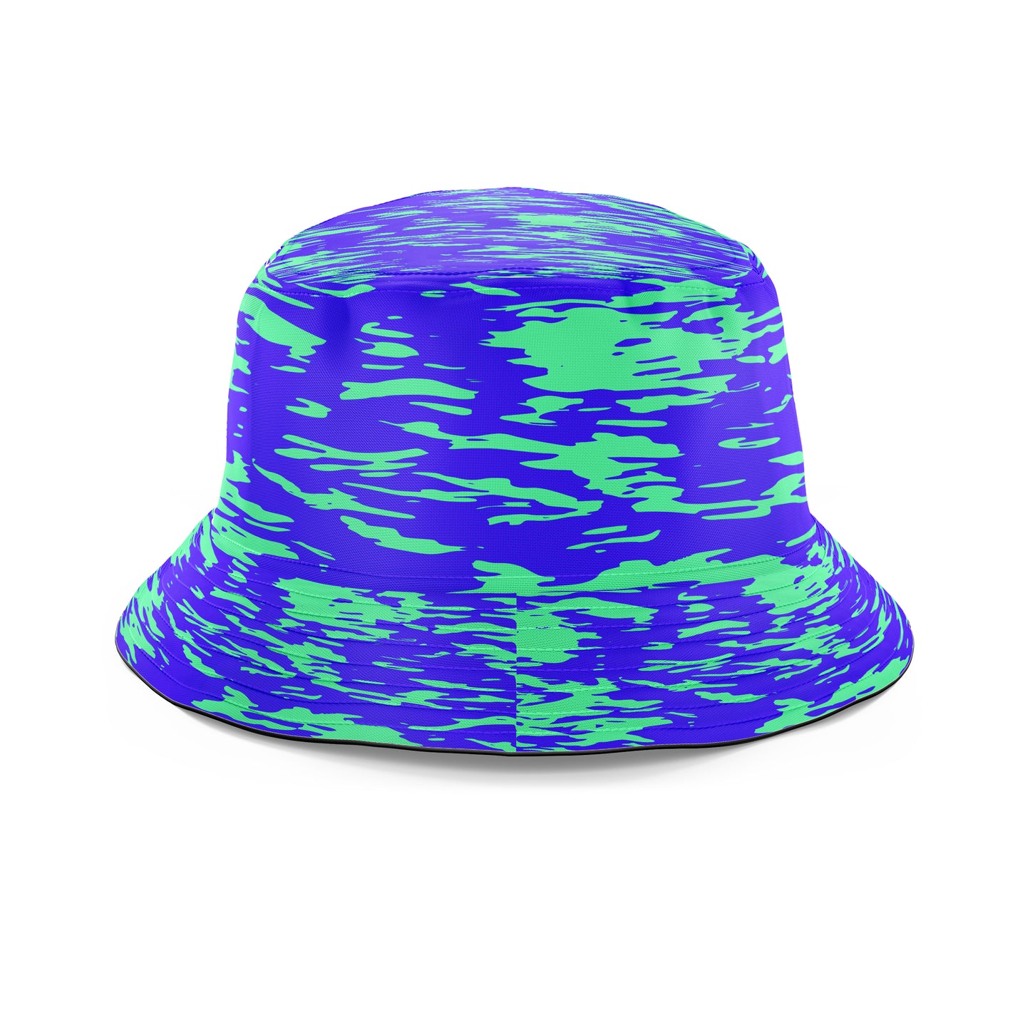 Purple Mint Rave Zebra Stripe Bucket Hat, Big Tex Funkadelic, | iEDM