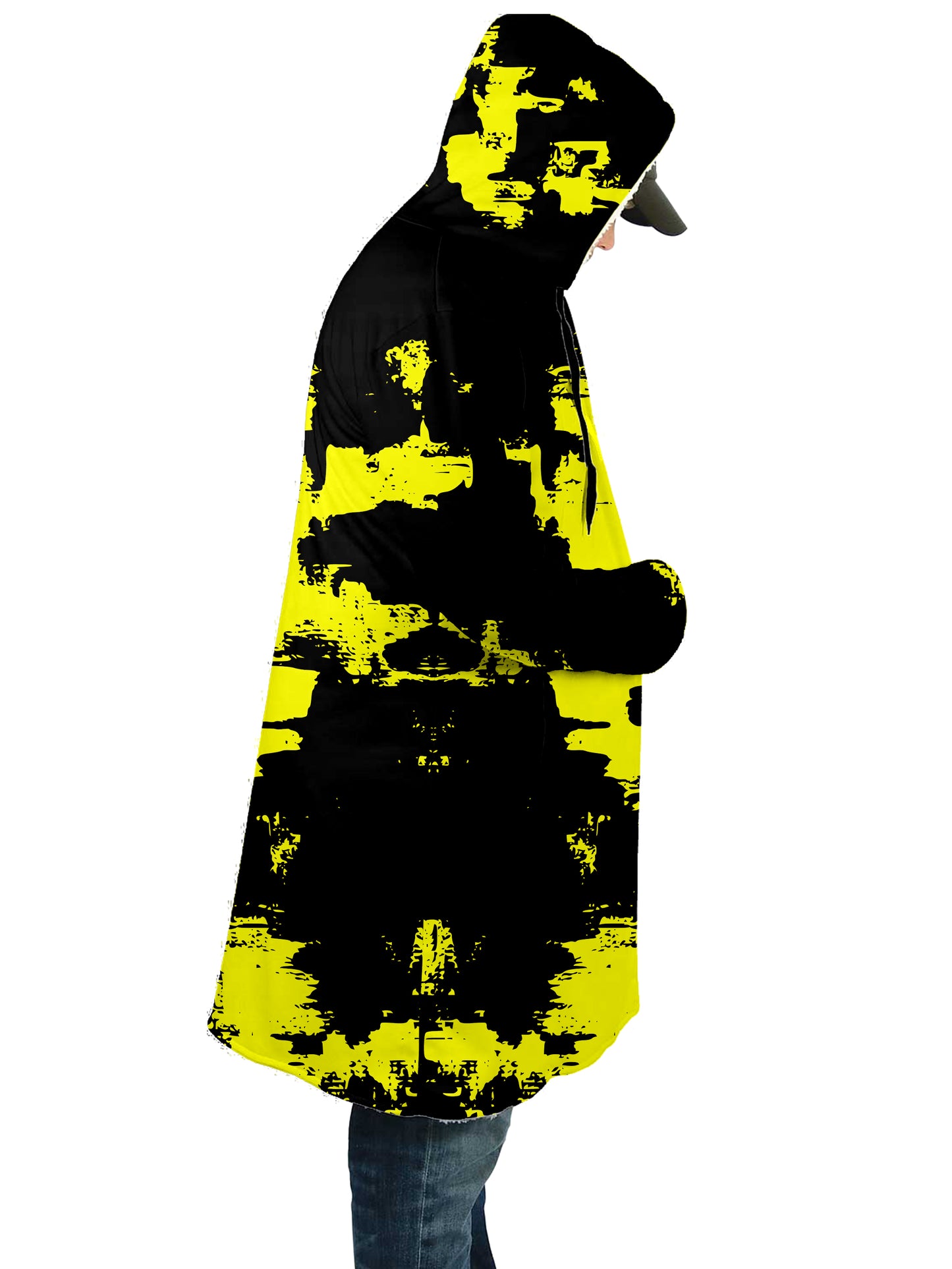Black and Yellow Abstract Cloak, Big Tex Funkadelic, | iEDM