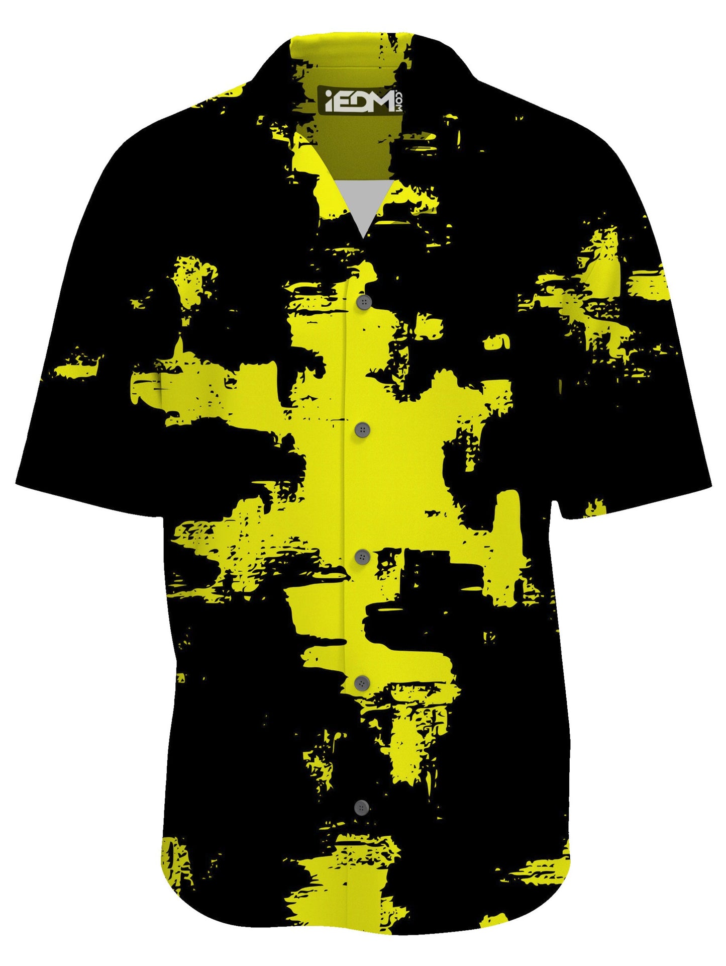 Black and Yellow Abstract Hawaiian Shirt, Big Tex Funkadelic, | iEDM