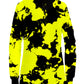 Yellow and Black Paint Splatter Hoodie Dress, Big Tex Funkadelic, | iEDM