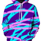 Purple and Blue Rave Abstract Hoodie and Joggers Combo, Big Tex Funkadelic, | iEDM