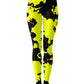 Yellow and Black Paint Splatter Women's Tank and Leggings Combo, Big Tex Funkadelic, | iEDM