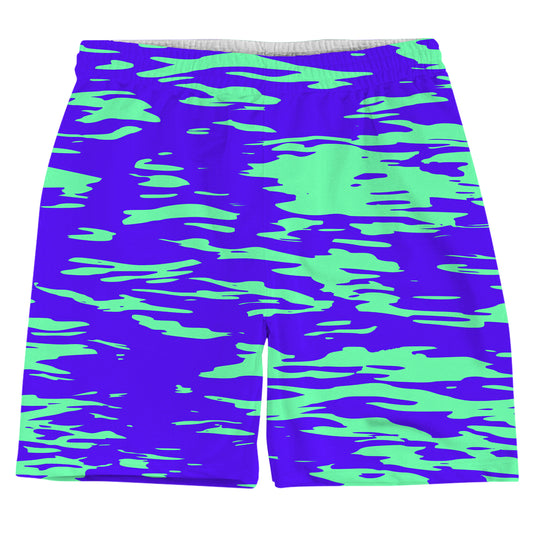 Purple Mint Rave Zebra Stripe Weekend Shorts, Big Tex Funkadelic, | iEDM