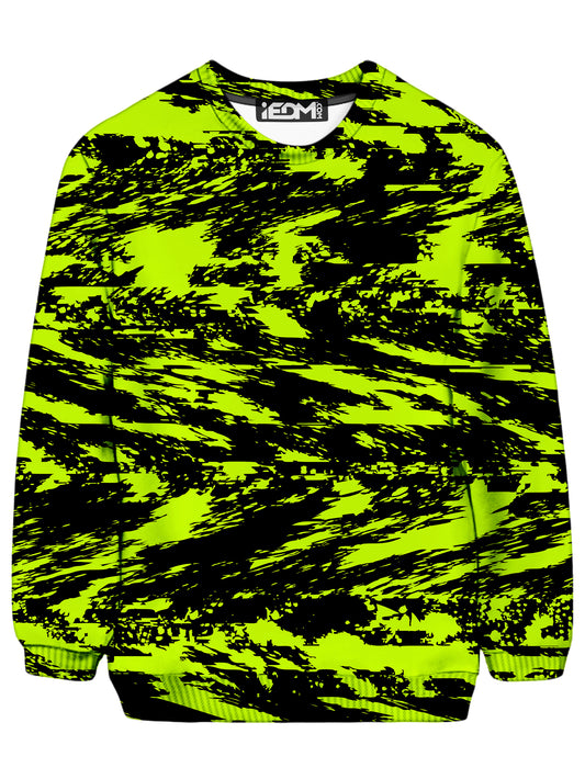 Black Lime Bolt Glitch Sweatshirt, Big Tex Funkadelic, | iEDM