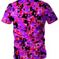 Purple Red and Black Rave Camo Melt Men's T-Shirt, Big Tex Funkadelic, | iEDM