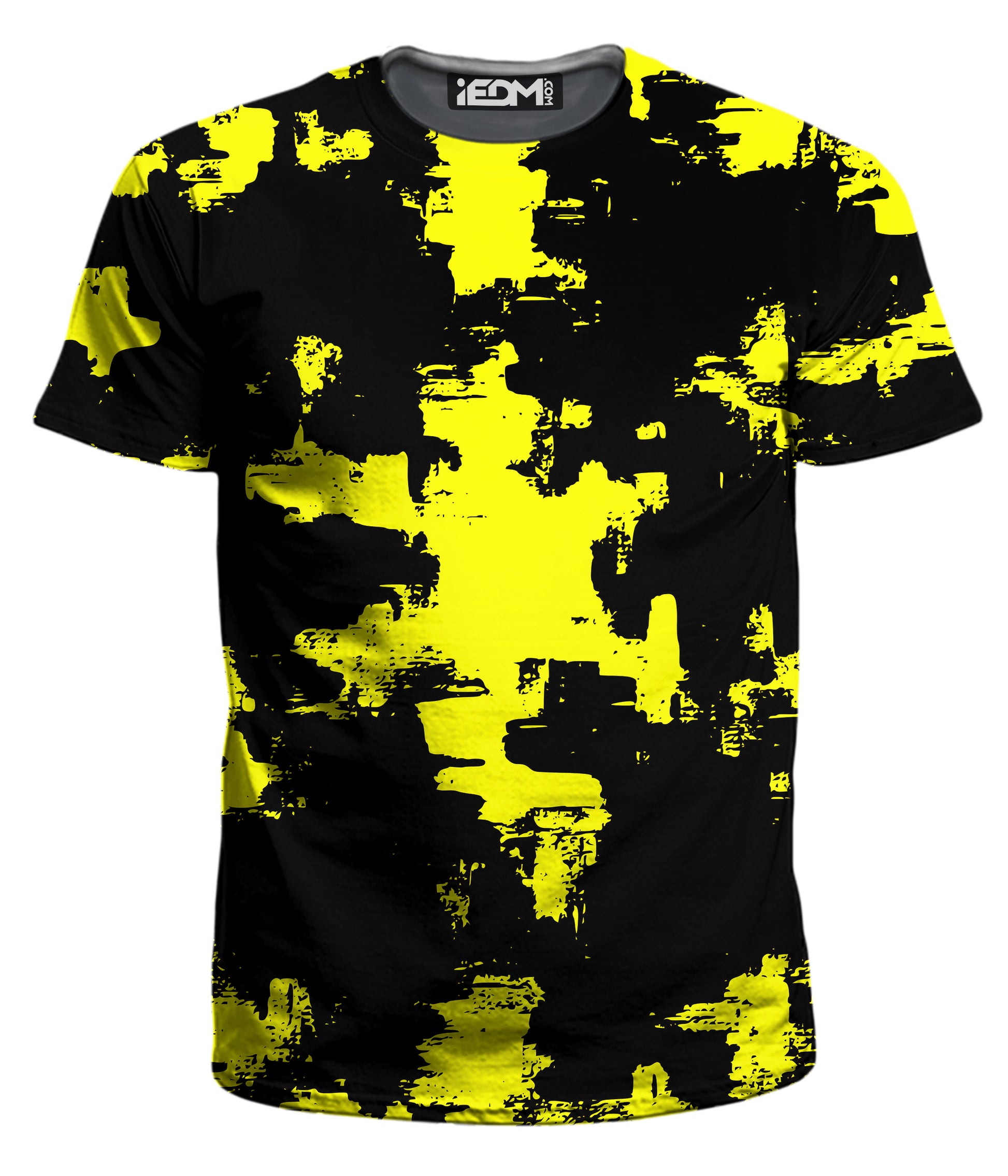 Black and Yellow Abstract T-Shirt and Shorts Combo, Big Tex Funkadelic, | iEDM