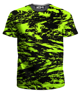 Big Tex Funkadelic - Black Lime Bolt Glitch Men's T-Shirt