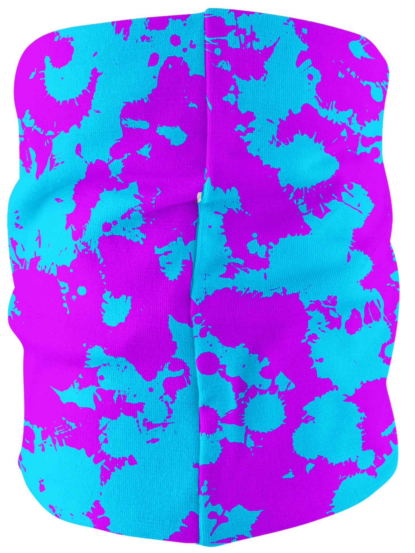 Blue and Purple Paint Splatter Bandana Mask, Big Tex Funkadelic, | iEDM