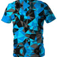 Blue and Black Geo Men's T-Shirt, Big Tex Funkadelic, | iEDM