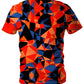 Orange and Black Geo Men's T-Shirt, Big Tex Funkadelic, | iEDM
