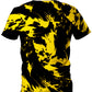Black and Yellow Paint Splatter Men's T-Shirt, Big Tex Funkadelic, | iEDM
