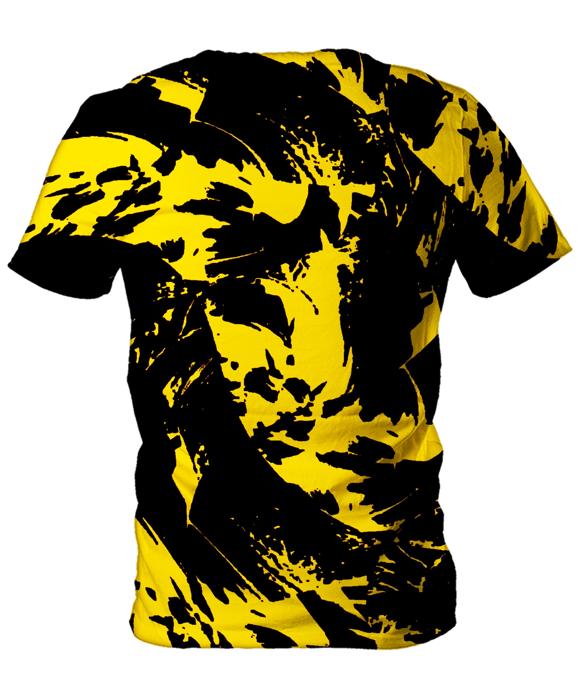 Black and Yellow Paint Splatter Men's T-Shirt, Big Tex Funkadelic, | iEDM