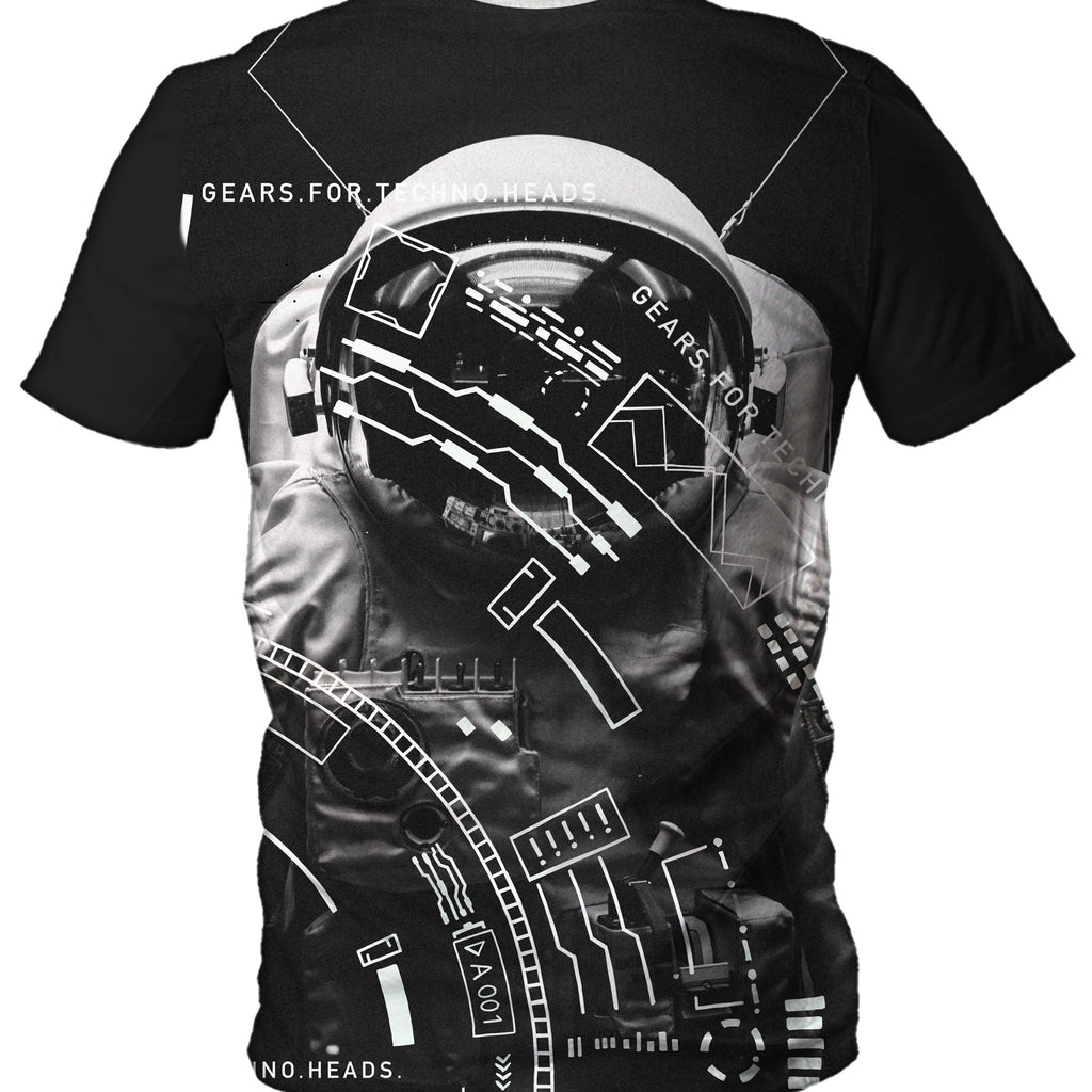 Gears For Techno Heads Men's T-Shirt, Blacknote, | iEDM