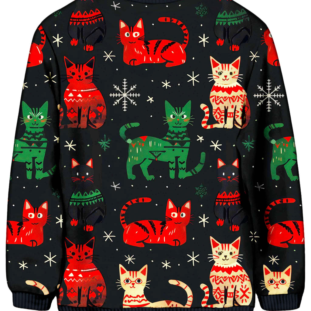 Cat Parade Christmas Ugly Sweatshirt