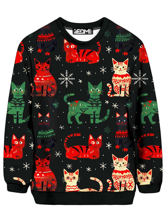Cat Parade Christmas Ugly Sweatshirt - iEDM