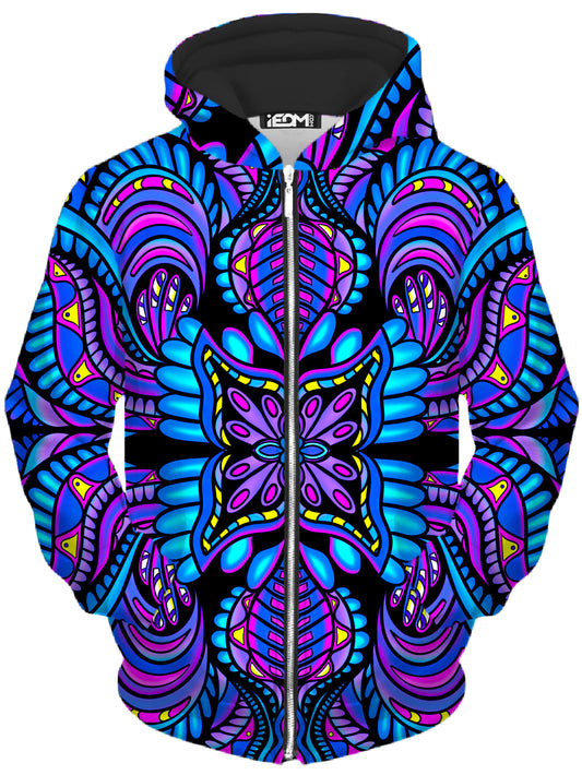 Cool Tones Unisex Zip-Up Hoodie, Noctum X Truth, | iEDM