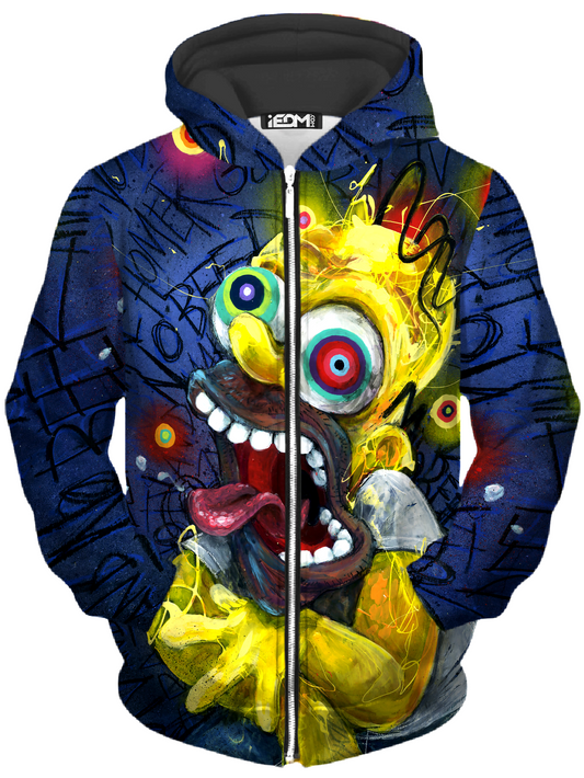 Brainmelt Unisex Zip-Up Hoodie - iEDM