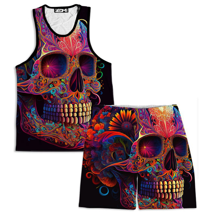 DOTD Skull Men's Tank and Shorts Combo