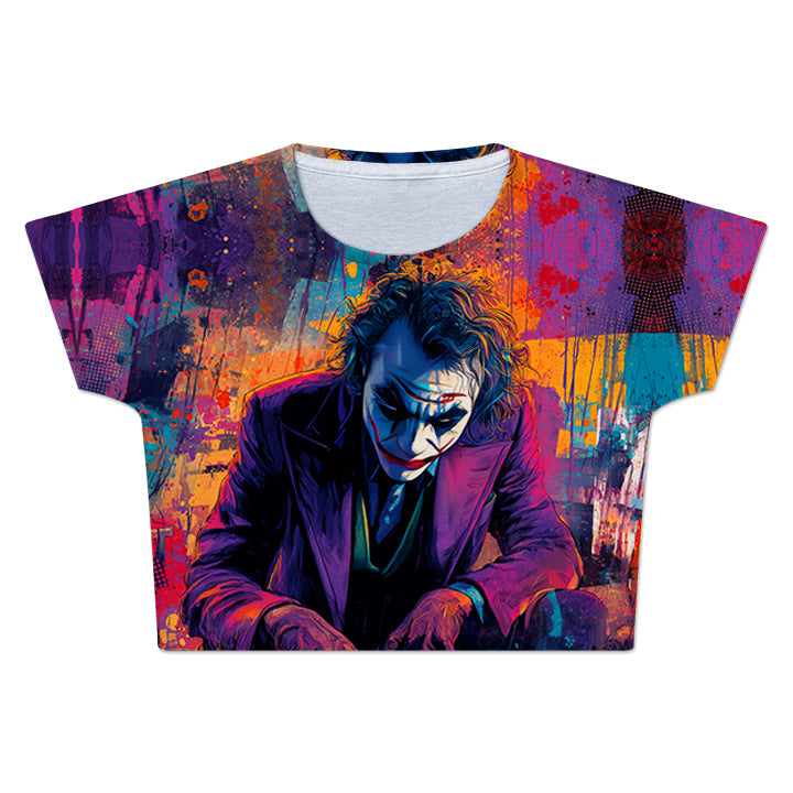 Deranged Frequencies Crop Tee - iEDM