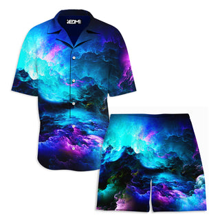 Noctum X Truth - Dream Waves  Lounge Shirt and Shorts Combo