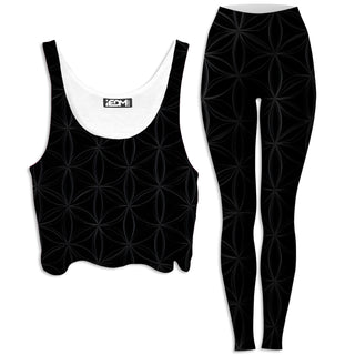iEDM - Ethereal Crop Top and Leggings Combo